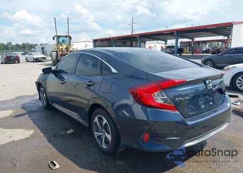 2019 Honda Civic Lx из США, поврежденный, VIN 19XFC2F67KE050199